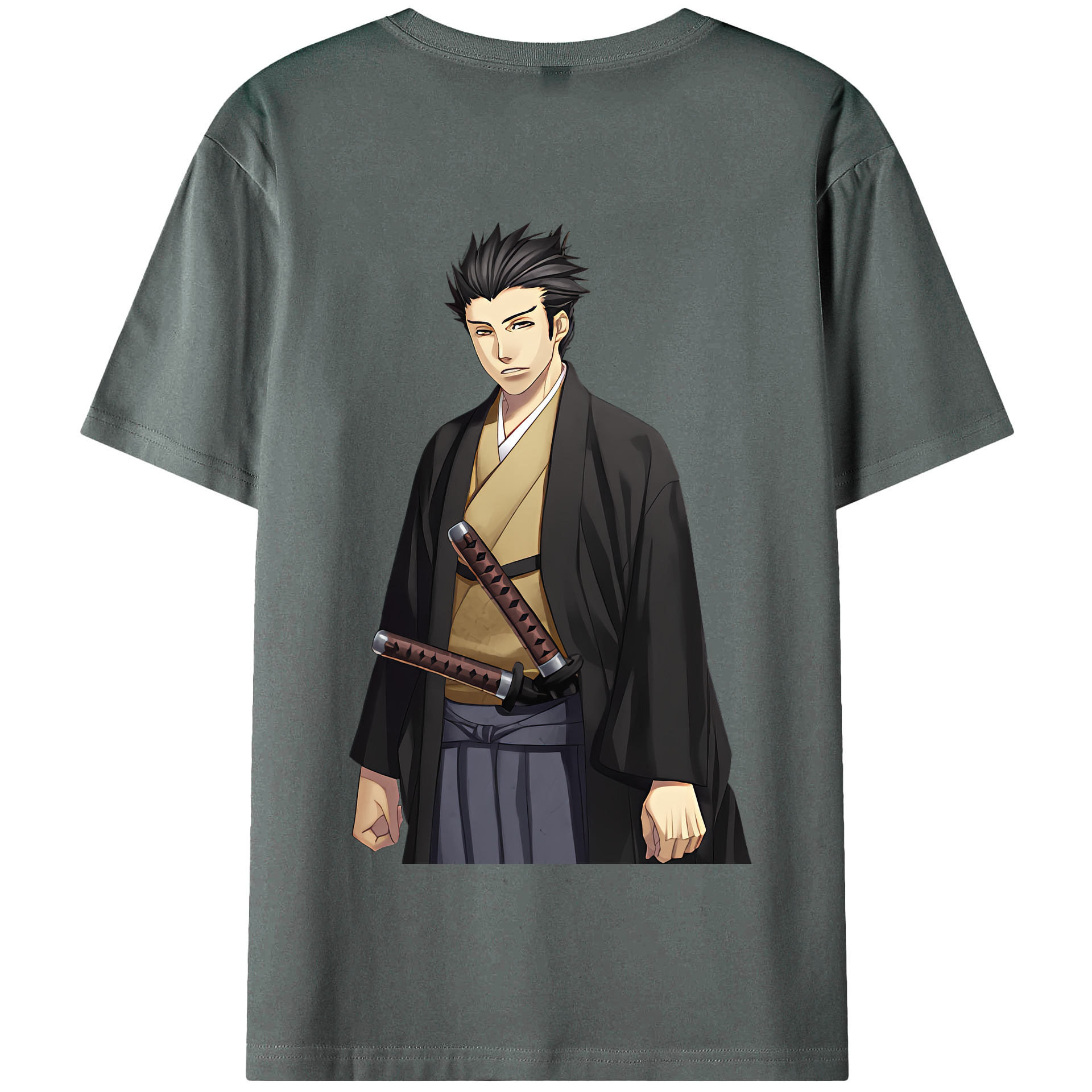 （画像用） ぎんたま 坂田銀時（さかたぎんとき） 神楽 志村新八（しむら しんぱち） GINTAMA Sakata Gintoki Kagura Shimura Shinpachi 綿100％半袖Tシャツ（背面プリント）